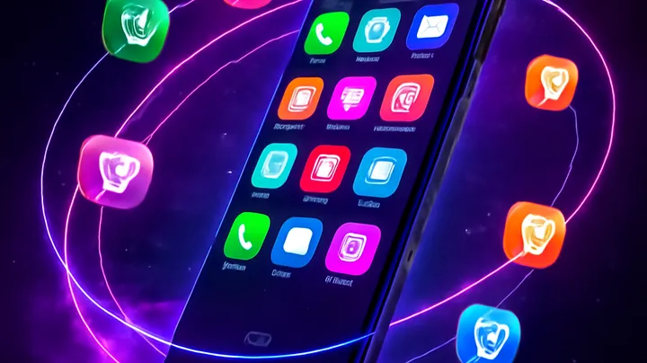 8C99 COM - Sleek smartphone floating in space 8C99 COM Sleek smartphone floating in space